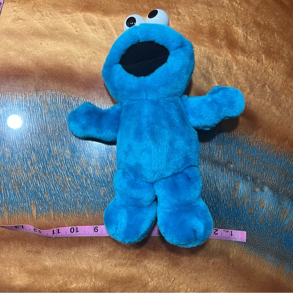 Vintage 90s Tyco Plush Tickle me Cookie Monster works 1996 Sesame Street toy - Picture 9 of 9